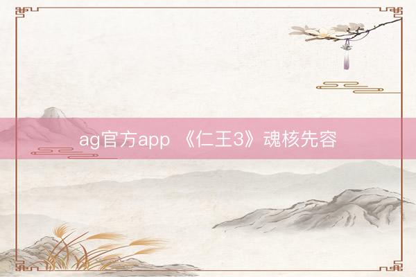 ag官方app 《仁王3》魂核先容