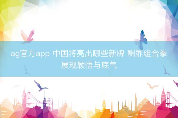 ag官方app 中国将亮出哪些新牌 酬酢组合拳展现颖悟与底气